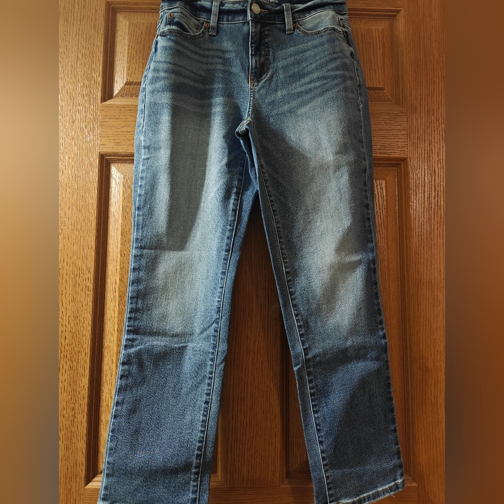Women's Time And Tru Straight Blue Jeans Size 6